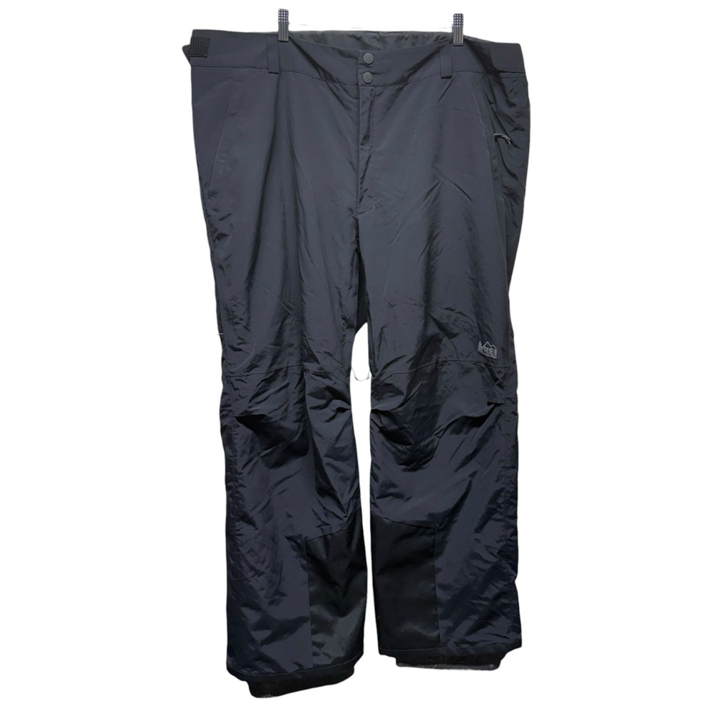REI Co-Op Pants Powderbound Snow Ski Insulated Outdoor Black Mens 2XL